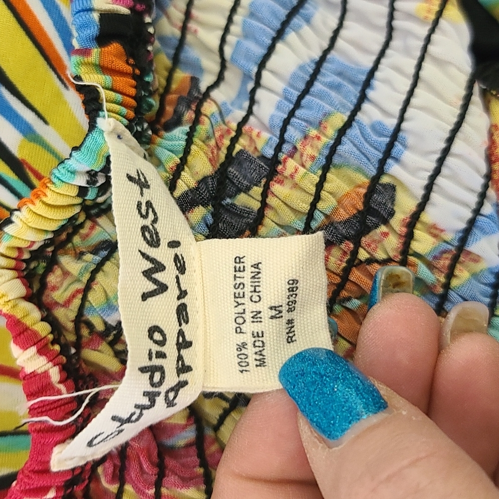 Studio West Multicolored Maxi Dress View 5